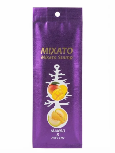 معطر الجو المعلق للسيارات MIXATO Stamp بتركيبة استوائية منعشة من المانجو والشمام