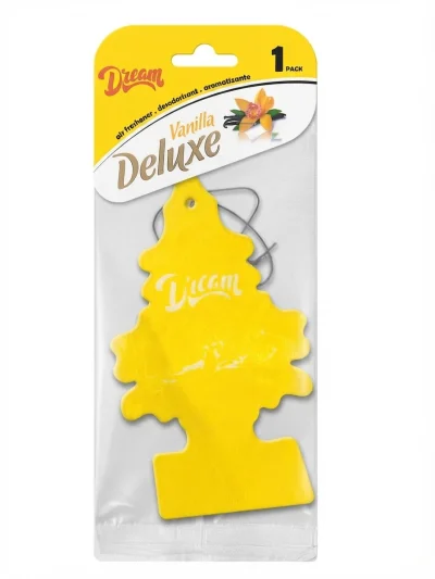 معطر الجو المعلق للسيارات Dream Deluxe برائحة الفانيليا الدافئة والأنيقة (Vanilla)
