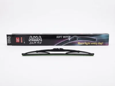 طقم ريشة مساحات سيارات AMA Soft Wiper (مقاس 18 بوصة / 450 مم)