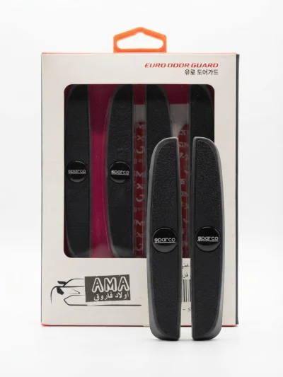 طقم صدادات حماية أبواب السيارة (Euro Door Guard) بتصميم سباركو (Sparco) الأنيق