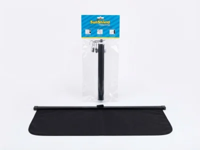 ستارة سيارة قابلة للسحب (SunShield) بمقاس 50 × 125 سم، مصممة لحجب أشعة الشمس الحارقة