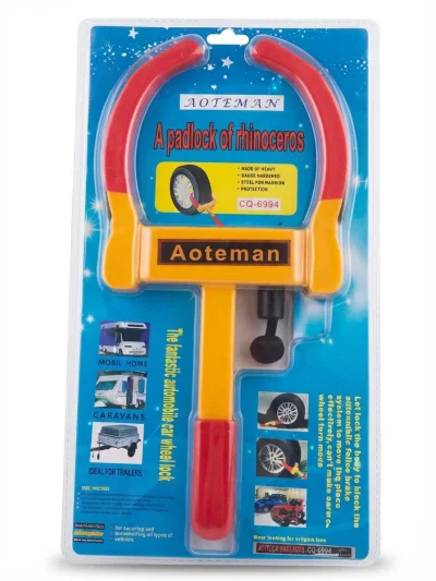 قفل عجلات وسيارة أمني الثقيل موديل CQ-6994 - Aoteman Heavy-Duty Car Wheel Lock