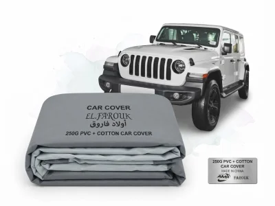 غطاء سيارة دفع رباعي قوي وعالي الجودة مصمم خصيصاً لسيارات جيب رانجلر (Jeep Wrangler)