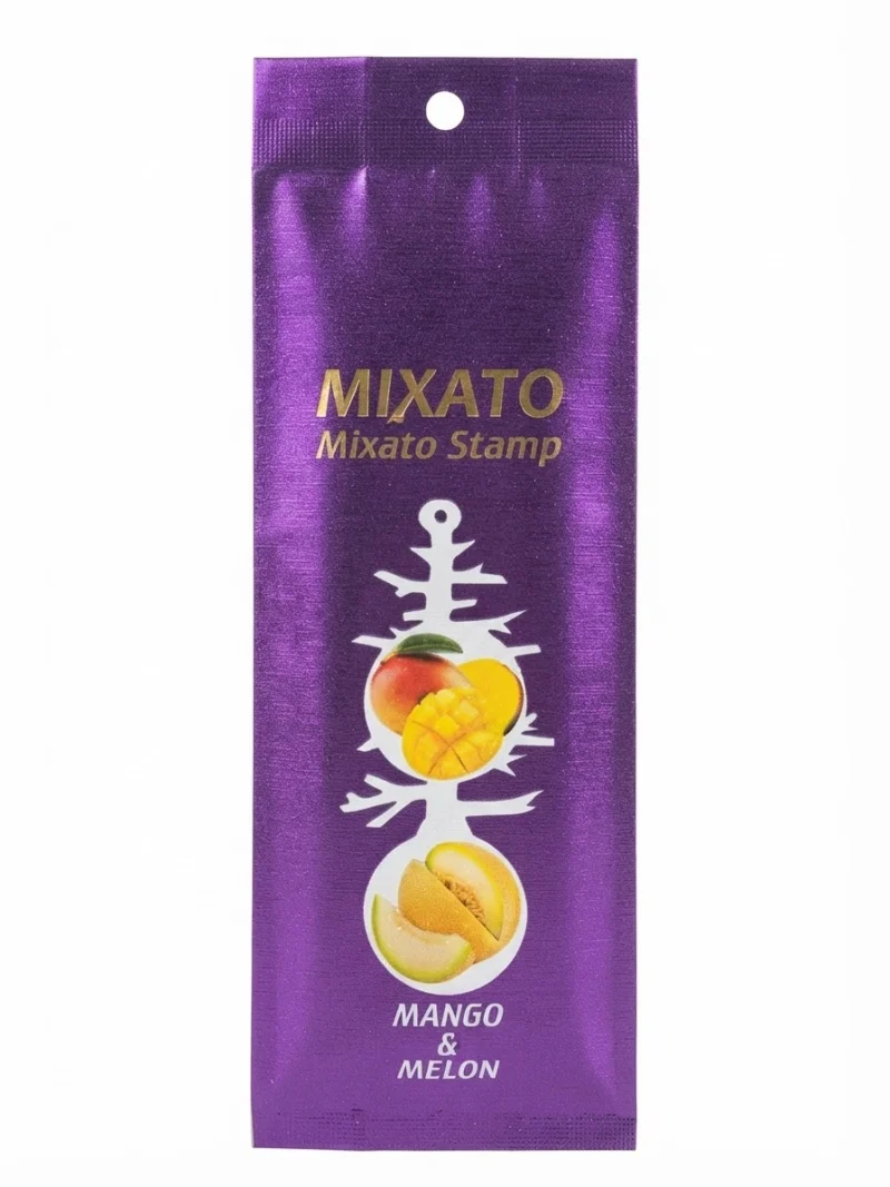 معطر الجو المعلق للسيارات MIXATO Stamp بتركيبة استوائية منعشة من المانجو والشمام