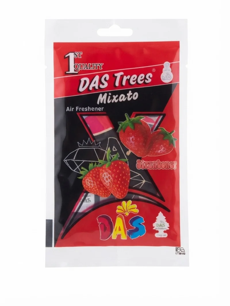 معطر الجو الفاخر "داس تريز ميكساتو" (DAS Trees Mixato) برائحة الفراولة المنعشة