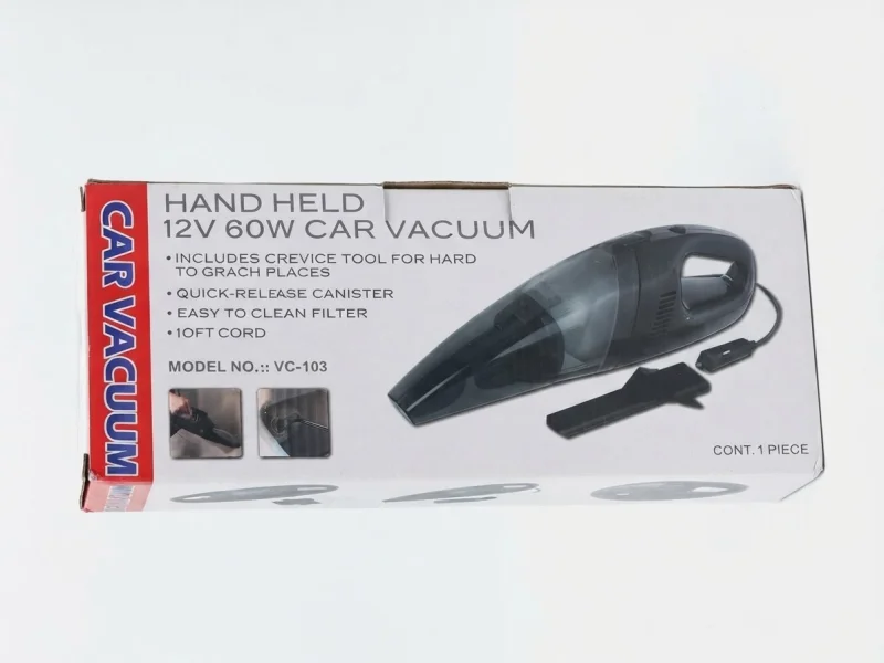 مكنسة السيارة المحمولة (Hand Held Car Vacuum)