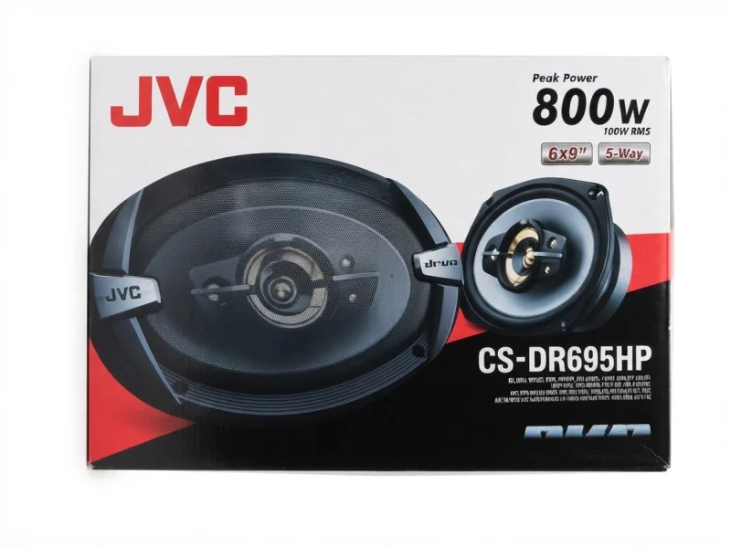 طقم سماعات سيارة بيضاوي احترافي خماسي الاتجاهات (6x9 بوصة، 5-Way) من جي في سي (JVC CS-DR695HP)